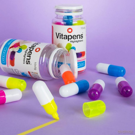 Mustard - Vitapens - Assorted Vibrant Colors