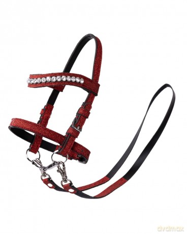 My Hobby Horse - Bridle red glitter (MHH011008)