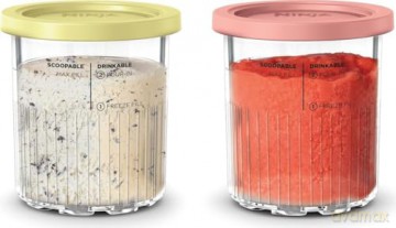 Pojemniki do lodów Ninja - Creami Deluxe Accessory Tubs - XSKPNTLD2EUUK - Set of 2 Extra Pints