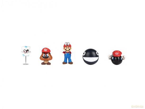 Nintendo - Super Mario Figure 5 Pack 6cm (410422)
