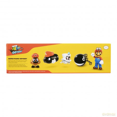 Nintendo - Super Mario Figure 5 Pack 6cm (410422)