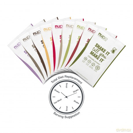 Nupo - Diet Shake Mango Vanilla 12 Servings