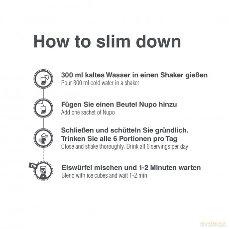 Nupo - Diet Shake Mango Vanilla 12 Servings