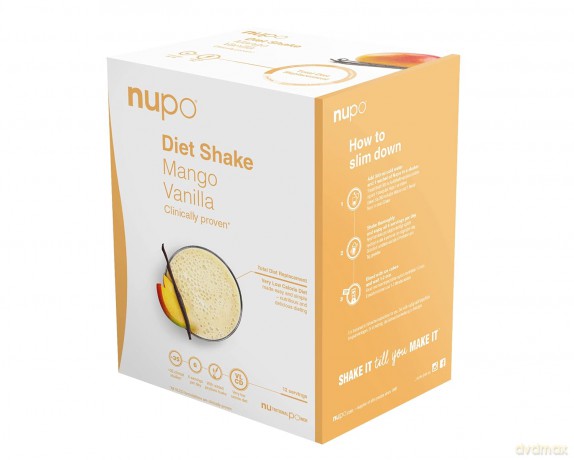 Nupo - Diet Shake Mango Vanilla 12 Servings