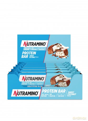 Nutramino - 12x Proteinbar Sweet Coconut - Milk Chocolat 55g