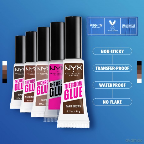 NYX Professional Makeup - The Brow Glue Instant Styler - Medium Brown
