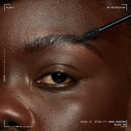 NYX Professional Makeup - Thick It. Stick It! Brow Mascara - Black