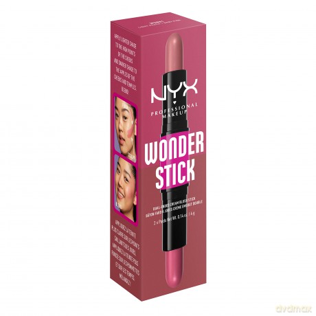 NYX Professional Makeup - Wonder Stick Dual-Ended Cream Blush Stick - Light Peach N Baby Pink