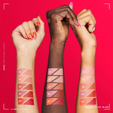 NYX Professional Makeup - Wonder Stick Dual-Ended Cream Blush Stick - Light Peach N Baby Pink