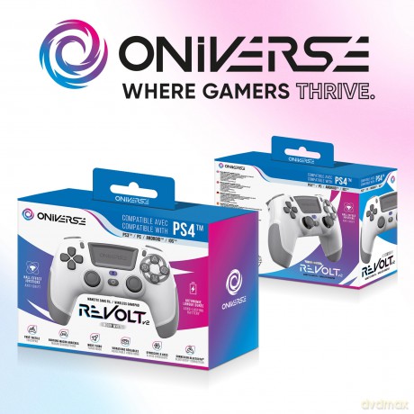 Oniverse - Wireless Controller Revolt V2 BT Wasp - PS4 (Moon White)