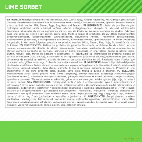 Optimum Nutrition - Clear Protein 100% Plant Protein Isolate - Lime Sorbet