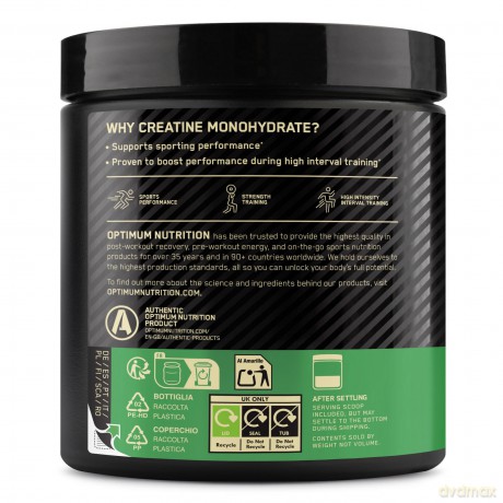 Optimum Nutrition - Creatine - Blue Raspberry - 247.5G