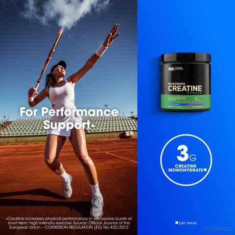 Optimum Nutrition - Creatine - Blue Raspberry - 247.5G