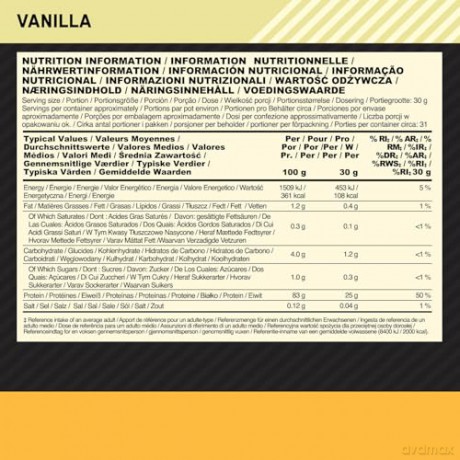 Optimum Nutrition - Gold Standard 100% Isolate - Vanilla