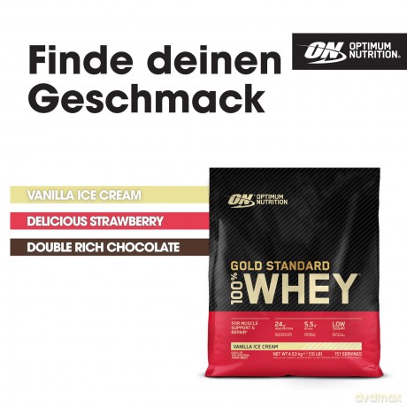 Optimum Nutrition - Gold Standard 100% Whey - Vanilla Ice Cream
