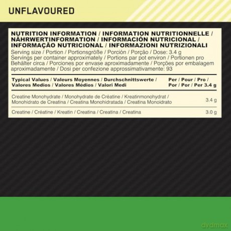 Optimum Nutrition - Micronised Creatine Powder