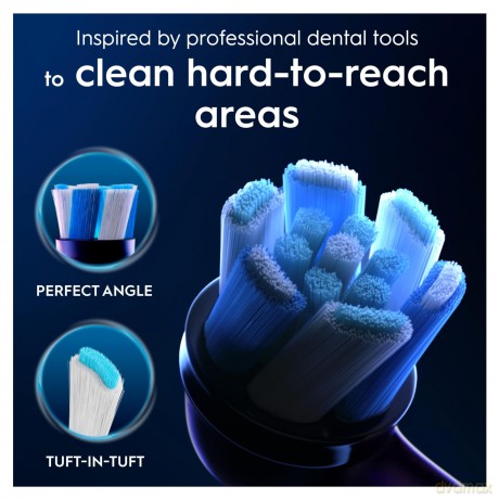 Oral B - iO Series Ultimate Clean Replacement Brush Heads - Black - 3 count