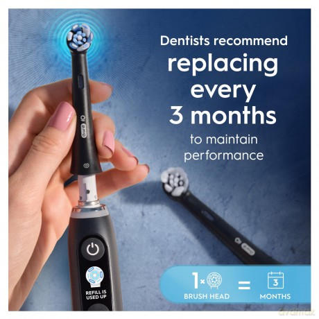 Oral B - iO Series Ultimate Clean Replacement Brush Heads - Black - 3 count