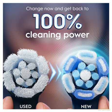 Oral B - iO Series Ultimate Clean Replacement Brush Heads - Black - 3 count