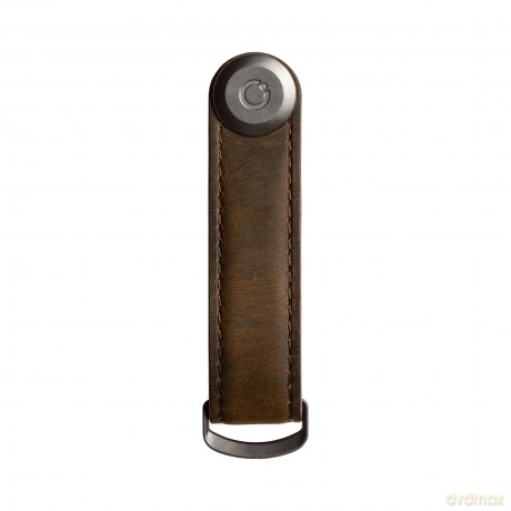 Etui na klucze Orbitkey - Crazy Horse Leather Key Organiser - Oak Brown/Brown