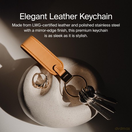 Orbitkey - Loop Keychain - Orange