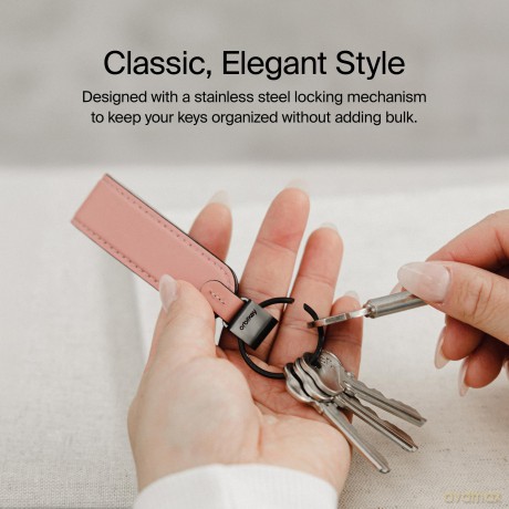 Orbitkey - Loop Keychain - Orange