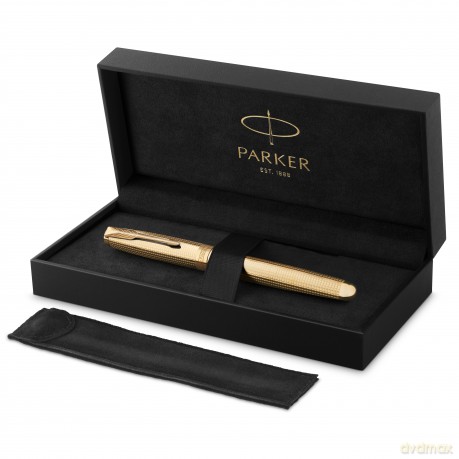 Parker - Sonnet CiselŠ Special Edition Fountain Pen - Gold