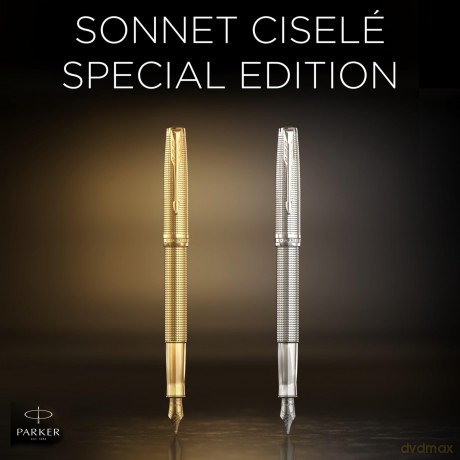 Parker - Sonnet CiselŠ Special Edition Fountain Pen - Gold