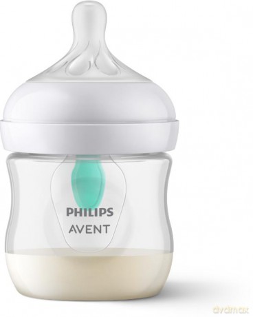 Philips Avent - Baby Bottle with AirFree Vent - 4oz/125ml, Slow Flow Nipple, 0-3 Months, 1 Bottle