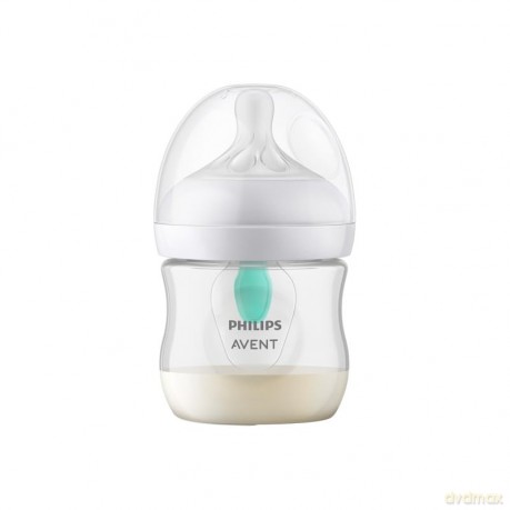 Philips Avent - Baby Bottle with AirFree Vent - 4oz/125ml, Slow Flow Nipple, 0-3 Months, 1 Bottle