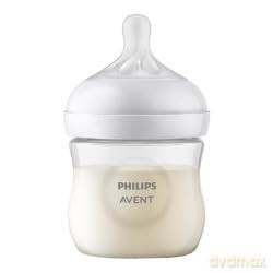 Philips Avent - Baby Bottle, 1 Bottle, 4oz/125ml, Slow Flow Nipple, 0-3m
