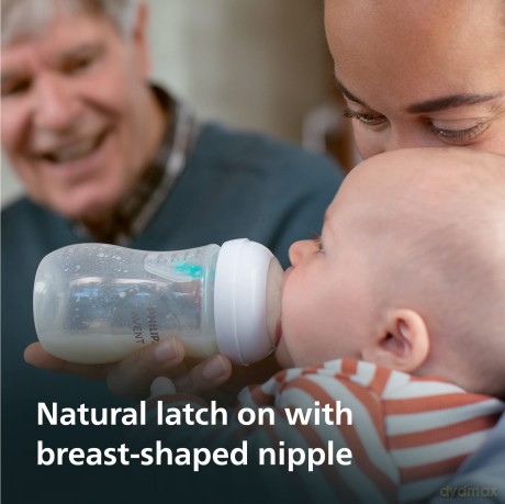 Philips Avent - Bottle Air Free Vent 260ml, teat 1+ months, 1 piece,3-6 m
