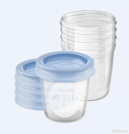 Philips Avent - Breast milk storage cup 180ml/6oz, 5 pcs