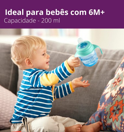 Philips Avent - spout cup, 6m+, blue