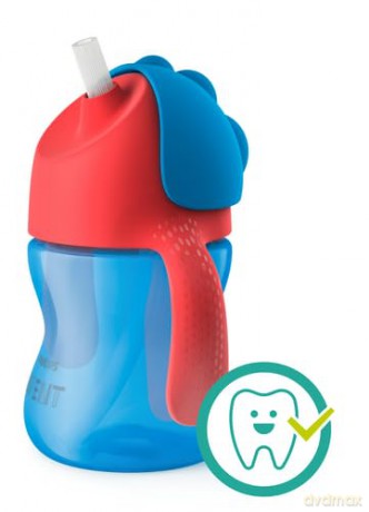 Philips Avent - Straw Cups, Bendy straw cup, 200ml/7oz, 9m+, 1-pack
