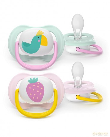 Philips Avent - Ultra air soother, 0-6 m, Light green/light red
