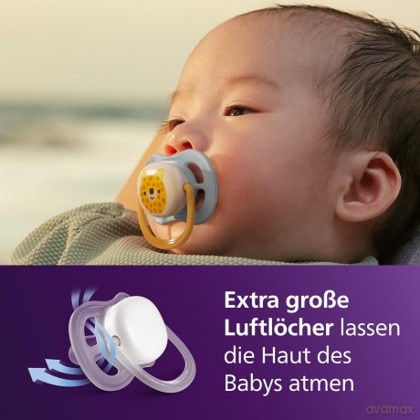 Philips Avent - Ultra air soother, 0-6m, Green/Blue