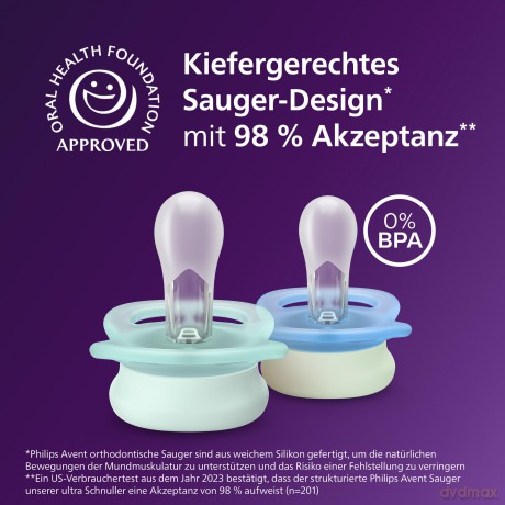 Philips Avent - Ultra start, 0-2m, Nighttime, Light green/ Light blue