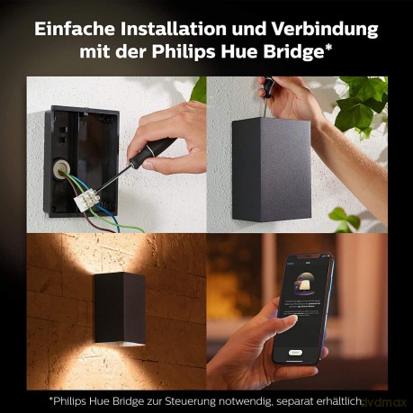 Philips Hue - Resonate Wall Light - Hue Outdoor
