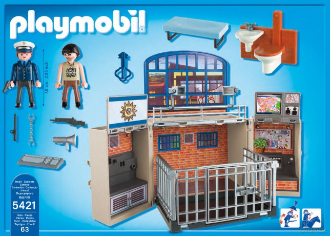 PLAYMOBIL - Game Box - Police Station (5421)