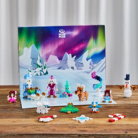 Plus-Plus - Advent Calendar: Santa's Northern Lights Adventure (4337)