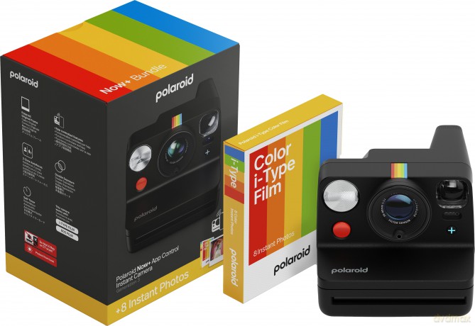 Polaroid - Now+ Gen 3 Black - bundle with Color Film (8 photos)