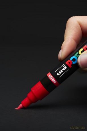 Posca - Brush PC-5BR - Red (401506-40)