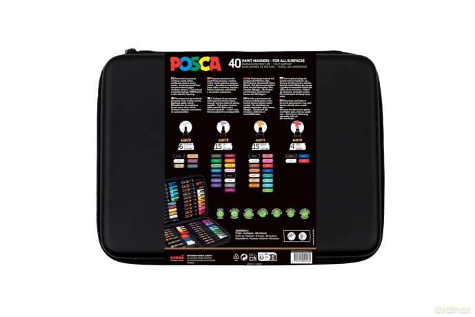 Posca - Gift Case, 40 pcs (401530)