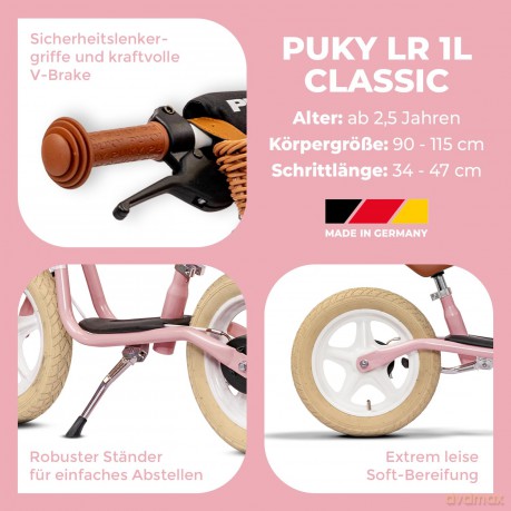 PUKY - Balance Bike LR 1L Retro Rose (3101)