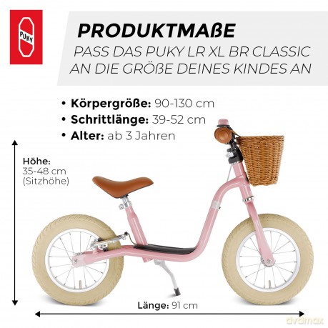 PUKY - Balance Bike LR XL Rose (4096)