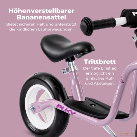 PUKY - Balance Bike M Pearl Pink (3078)
