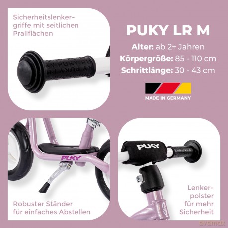 PUKY - Balance Bike M Pearl Pink (3078)