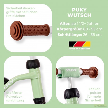 PUKY - Ride-on WUTSCH Pastel Green (3044)