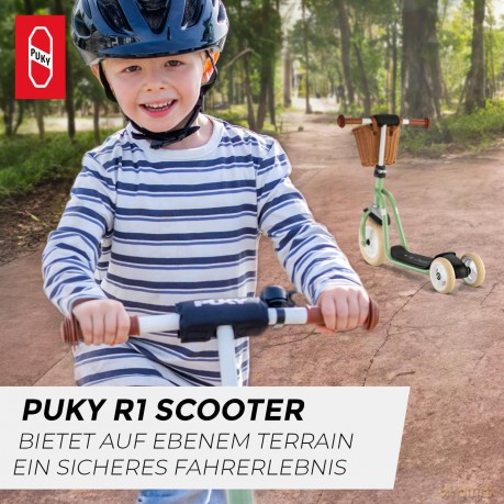 Hulajnoga PUKY - Scooter R1 Retro Green (5098)